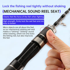 Portable Carbon Fiber Telescopic Fishing Rod