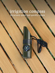 7 In 1 Survival Whistle Compass LED Outdoor Tool