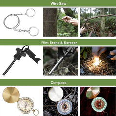 Outdoor Travel Emergency Survival Kit Mini Tools