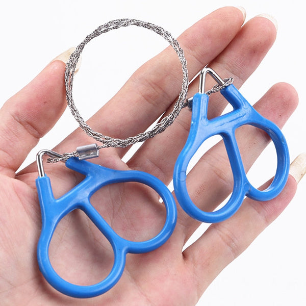 Hand Chain Saw Steel Wire Camping Survival Saw