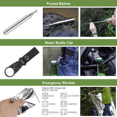 Outdoor Travel Emergency Survival Kit Mini Tools