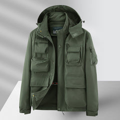 Men's Multi Pocket Waterproof Outdoor Leisure Jacket