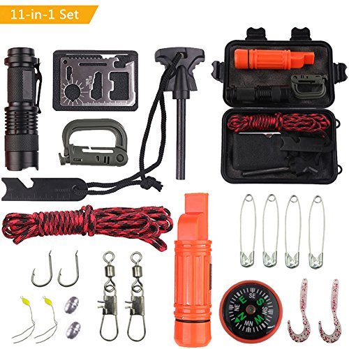 Outdoor Travel SOS Adventure Survival Tool Kit Set