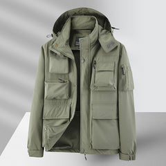 Men's Multi Pocket Waterproof Outdoor Leisure Jacket