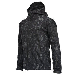 Men's Waterproof Fleece Camouflage Outdoor Soft Shell Jacket