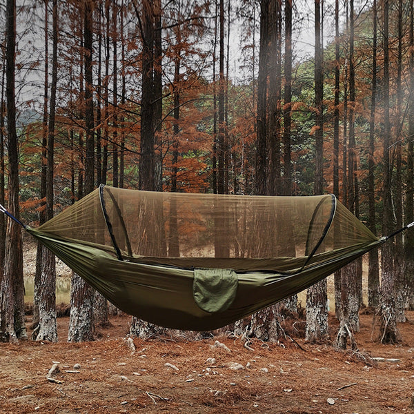Automatic Quick Opening Mosquito Net Camping Hammock