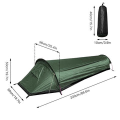 Ultralight Compact Waterproof Single Person Backpacking Tent
