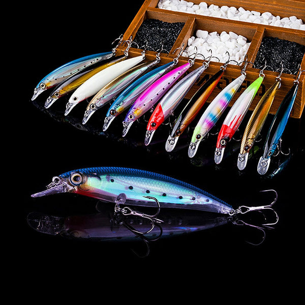 11cm 14g Luminous Minnow Fishing Wobbler Lure
