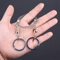 Hand Chain Saw Steel Wire Camping Survival Saw