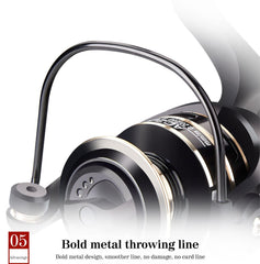 13 Plus 1BB Metal Spool Spinning Fishing Reel