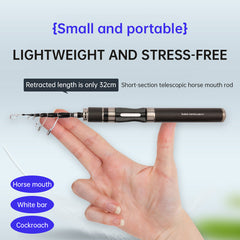 Portable Carbon Fiber Telescopic Fishing Rod