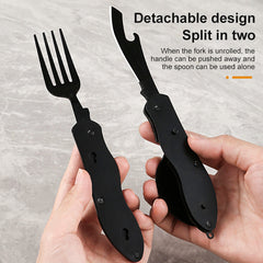 Stainless Steel Portable Camping Knife Fork Spoon Set