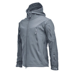 Men's Waterproof Fleece Camouflage Outdoor Soft Shell Jacket