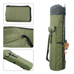 Portable Nylon Fishing Rod Tackle Storage Bag