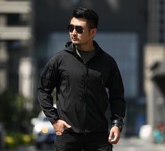 Men's Waterproof Fleece Camouflage Outdoor Soft Shell Jacket
