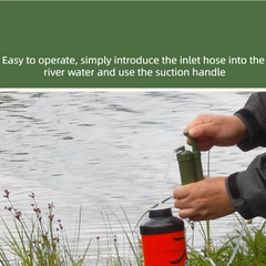 Portable Outdoor Water Purifier Camping Pump Filter