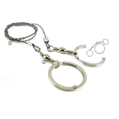 Hand Chain Saw Steel Wire Camping Survival Saw