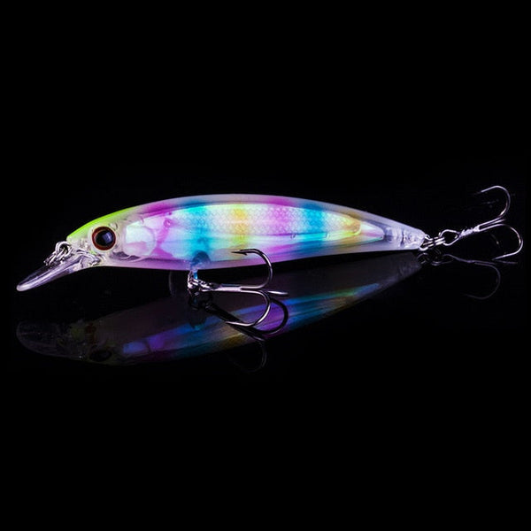 11cm 14g Luminous Minnow Fishing Wobbler Lure