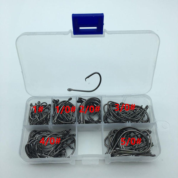 120 Piece Mixed Size Octopus Fishing Hooks