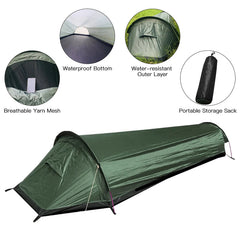 Ultralight Compact Waterproof Single Person Backpacking Tent