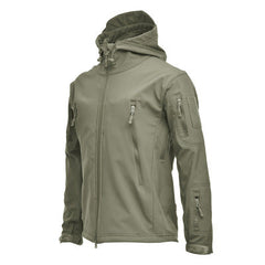 Men's Waterproof Fleece Camouflage Outdoor Soft Shell Jacket