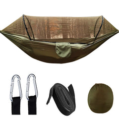 Automatic Quick Opening Mosquito Net Camping Hammock