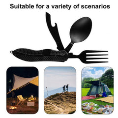 Stainless Steel Portable Camping Knife Fork Spoon Set