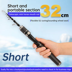Portable Carbon Fiber Telescopic Fishing Rod