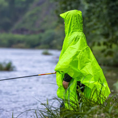 3 In 1 Waterproof Rain Poncho Outdoor Motorcycle Hiking