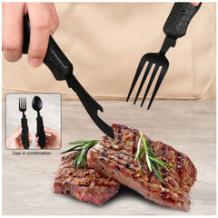 Stainless Steel Portable Camping Knife Fork Spoon Set