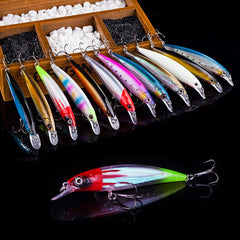 11cm 14g Luminous Minnow Fishing Wobbler Lure