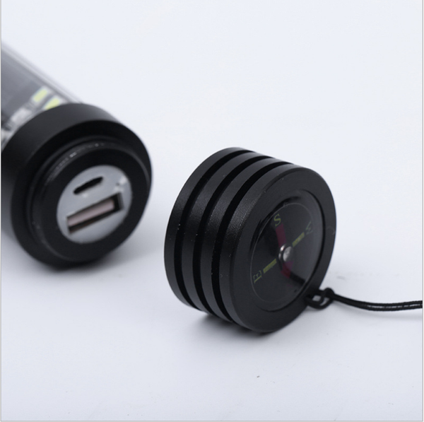 Solar Powered LED Flashlight Emergency Safety Tool