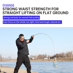 Portable Carbon Fiber Telescopic Fishing Rod