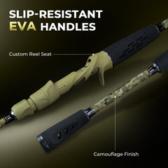Spartacus Defender Baitcaster Rod Reel Combo