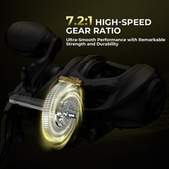 Spartacus Defender Baitcaster Rod Reel Combo
