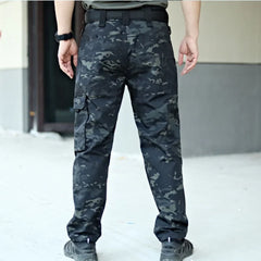 Men's Waterproof Multi Pocket Tactical Cargo Pants