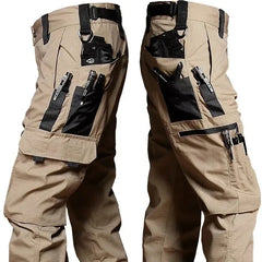 Men's Waterproof Multi Pocket Tactical Cargo Pants