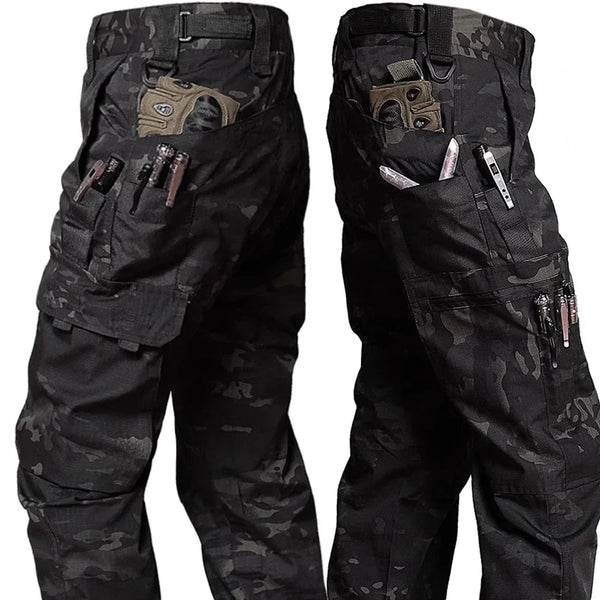 Men's Waterproof Multi Pocket Tactical Cargo Pants