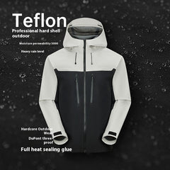 Unisex Hard Shell Waterproof Hiking Jacket