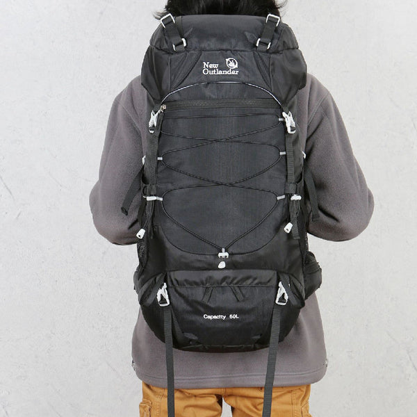 Large Capacity Nylon Outdoor Mountaineering Travel Backpack