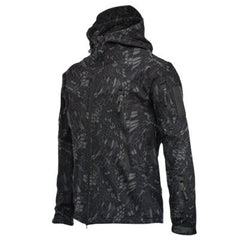 Men's Waterproof Fleece Camouflage Outdoor Soft Shell Jacket