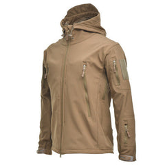 Men's Waterproof Fleece Camouflage Outdoor Soft Shell Jacket