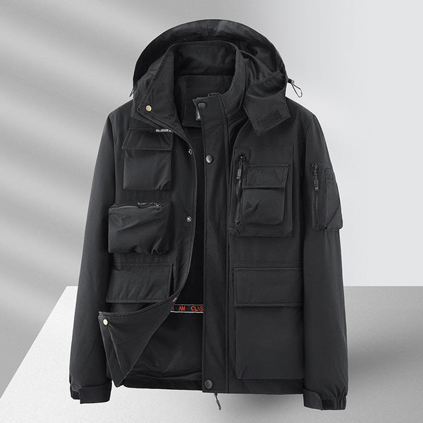 Men's Multi Pocket Waterproof Outdoor Leisure Jacket