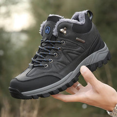 Men's Winter Plush Insulated Lightweight Hiking Shoes