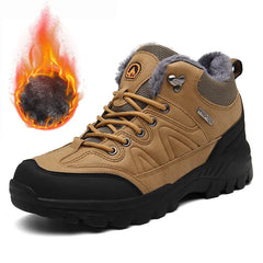 Men's Winter Plush Insulated Lightweight Hiking Shoes
