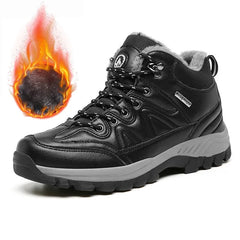 Men's Winter Plush Insulated Lightweight Hiking Shoes