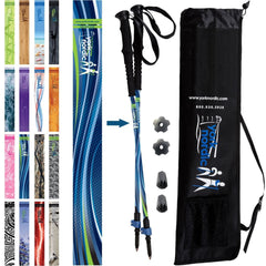 Casual Hiking Trekking Walking Poles Pair Travel Bag