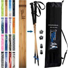 Casual Hiking Trekking Walking Poles Pair Travel Bag