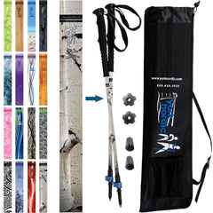 Casual Hiking Trekking Walking Poles Pair Travel Bag