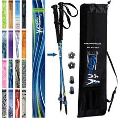 Casual Hiking Trekking Walking Poles Pair Travel Bag